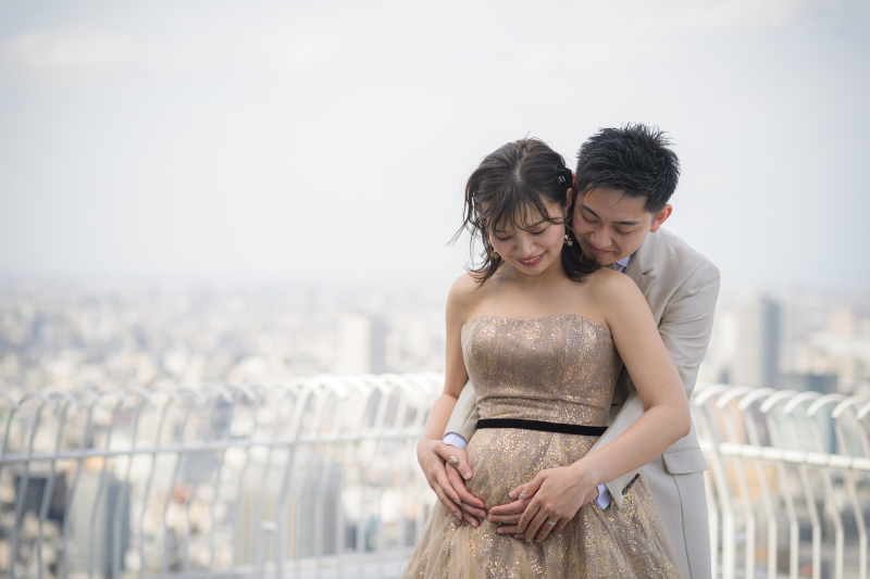 【マタニティ撮影プラン】マタニティ×ウェディングフォトプラン|上質ドレス×タキシード、100カット以上、全レタッチ済データ付