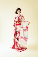 疋田雲取りに鶴