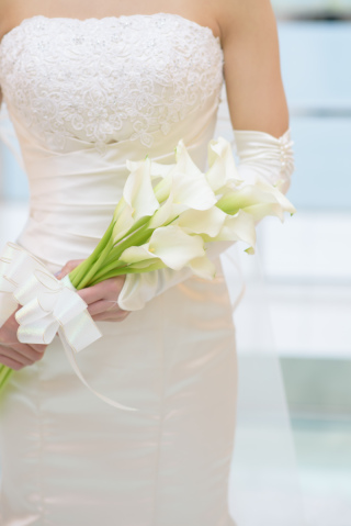 【生花】カラーのアームブーケ