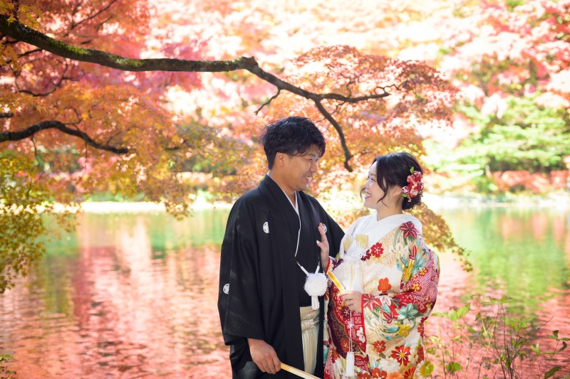 色鮮やかな景色の中で