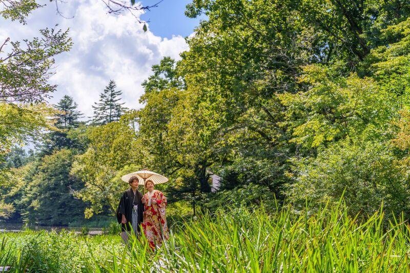 雄大な自然を浴びて