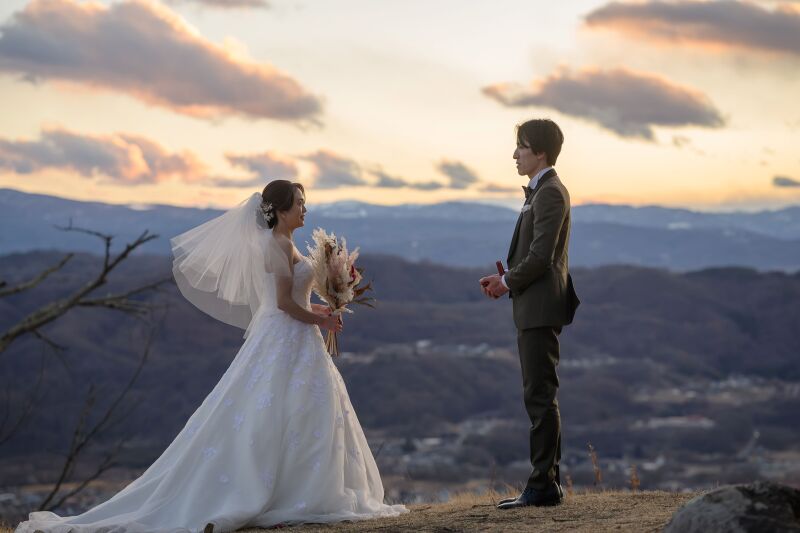 洋装×飯綱山公園