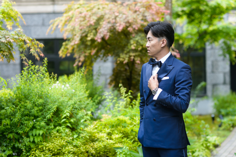 ご新郎様のソロショット