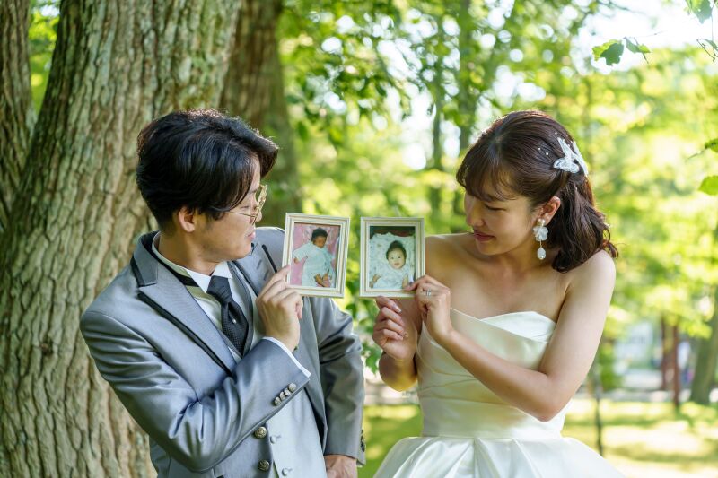 撮影アイテムを用いて