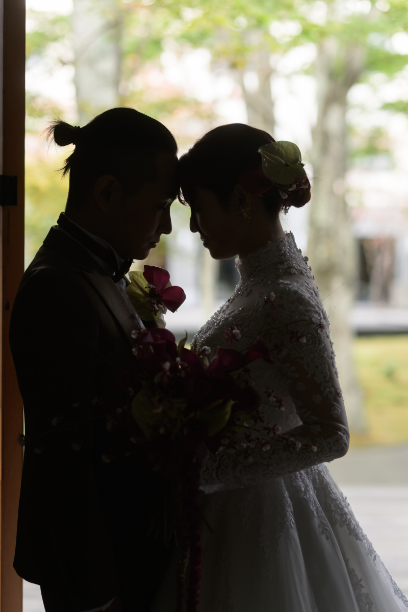 シルエットを生かして