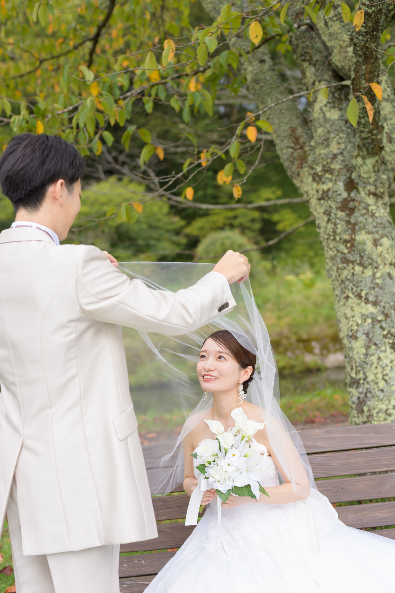 ベールの中には