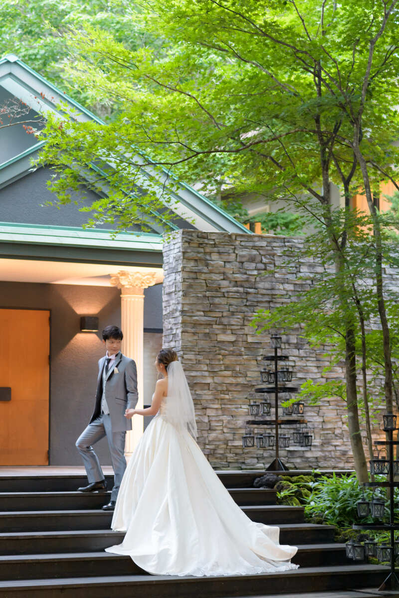 いよいよチャペルへ