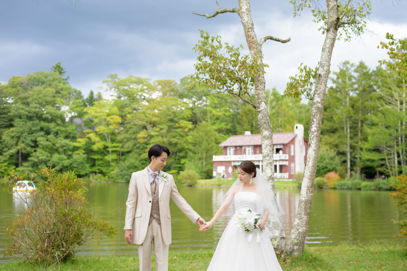 手繋ぎショット