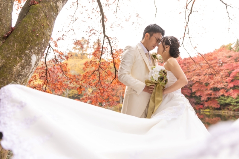 ドレスを活かした特別な1枚に