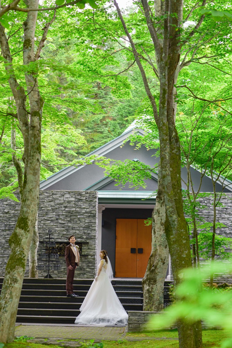 森の中にあるチャペル