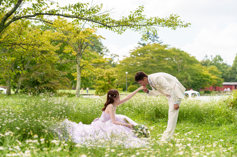 自然に囲まれて