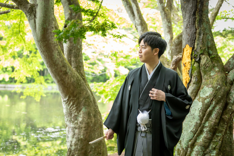 ご新郎様のソロショット