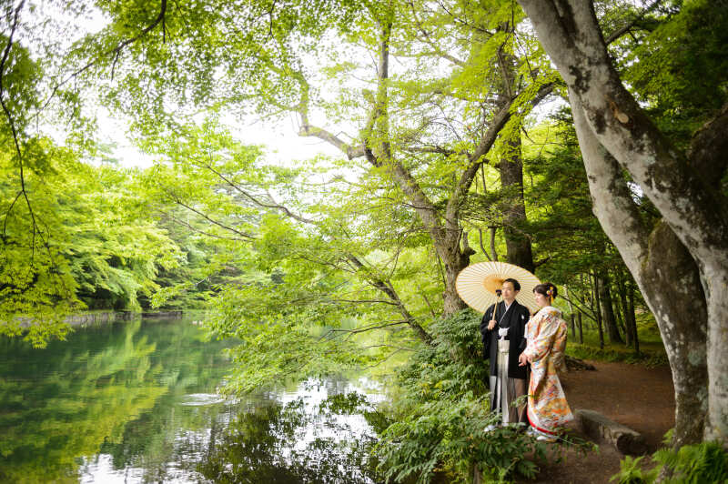 壮大な自然のなかで