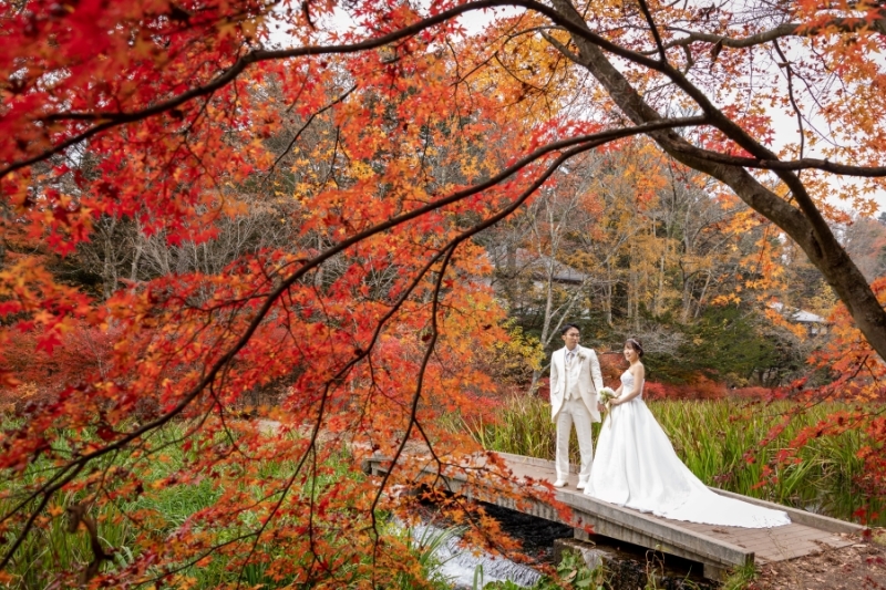 雲場池へ移動しロケーション撮影