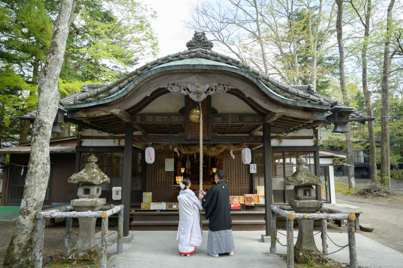 お社でのお写真