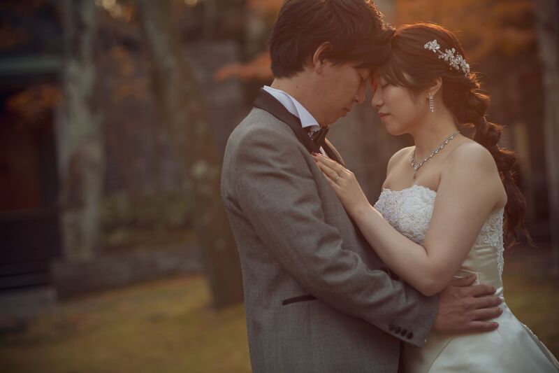 澄んだ空気の中で幻想的な写真を