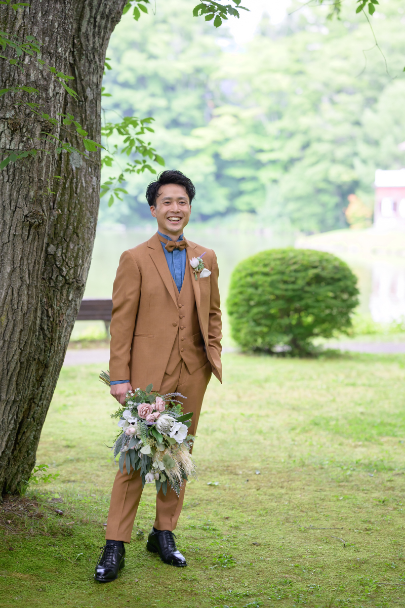 ご新郎様のソロカット