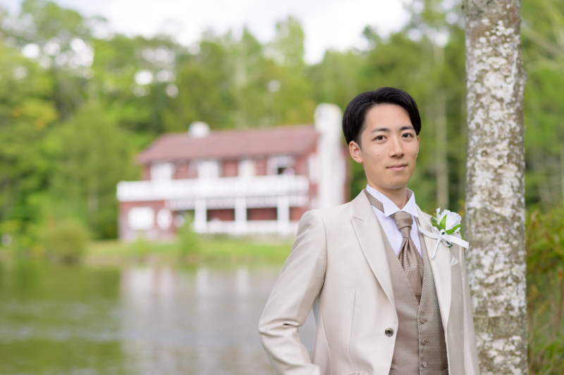 ご新郎様ソロショット