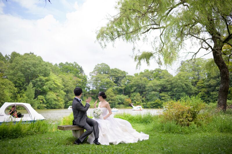 自然を楽しみながら