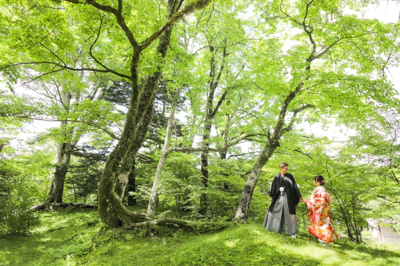 天候にも恵まれたお二人