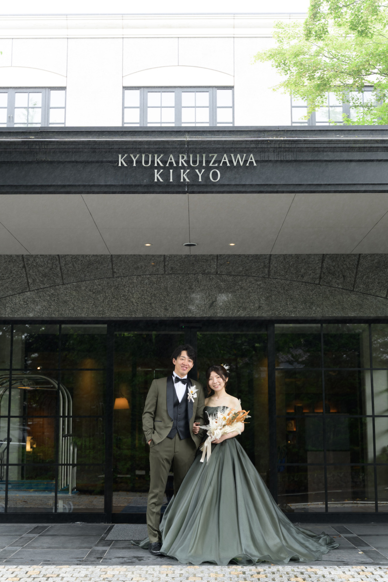 KIKYOの入口にて