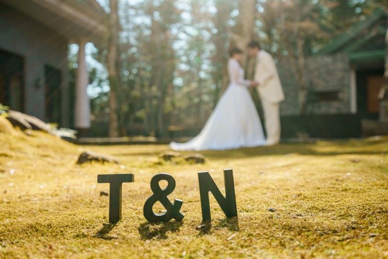 お二人のイニシャルで