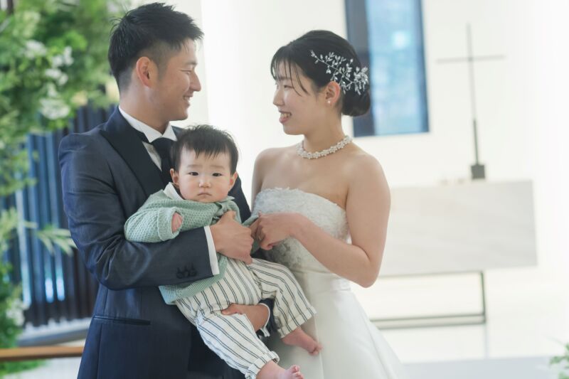 洗練されたチャペルで