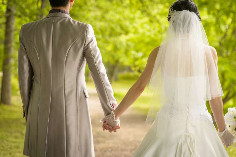 家族に見守られて