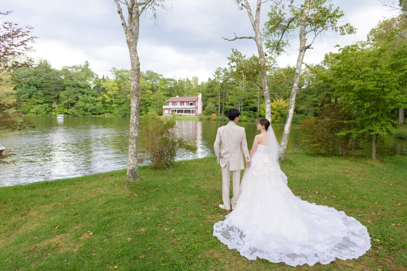 ふたりの後ろ姿