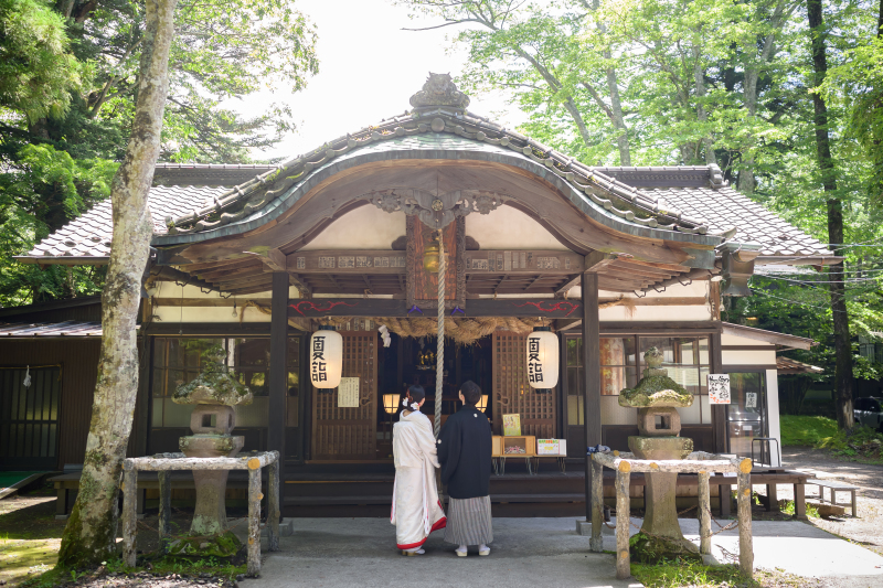 お二人のバックショット