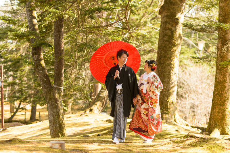 和傘もいっしょに