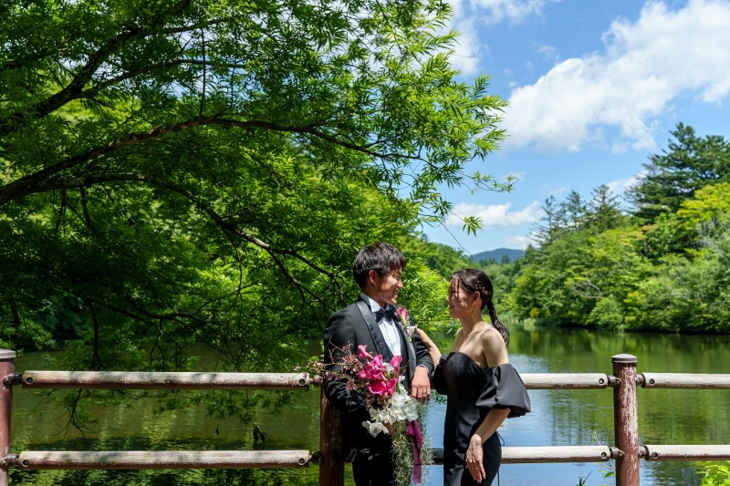 見つめ合いショット