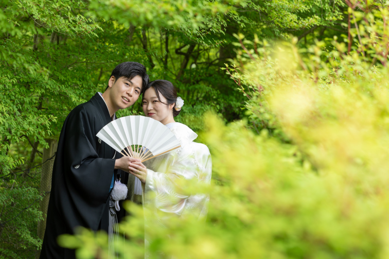 自然に囲まれて