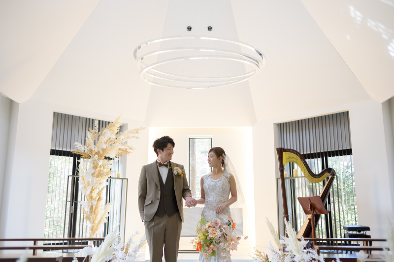 まずはチャペルで