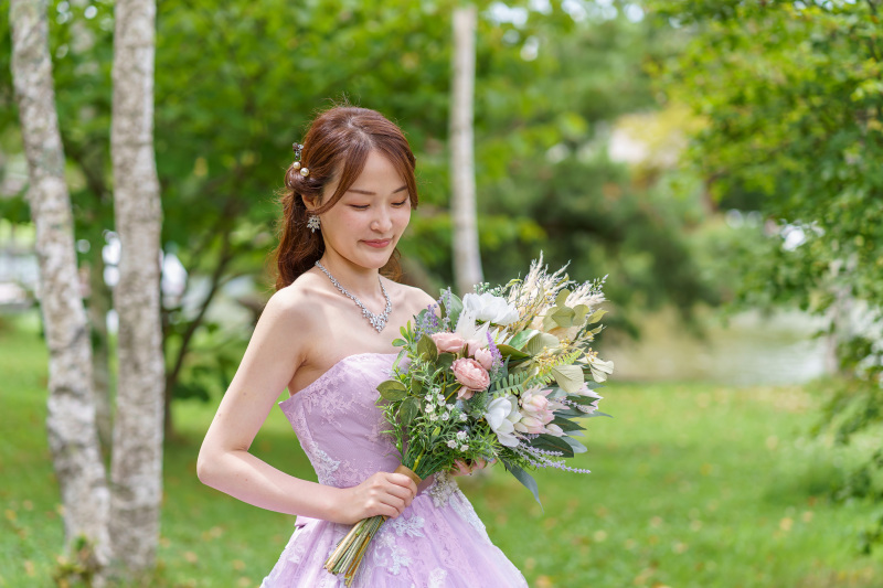 ご新婦様のソロショット