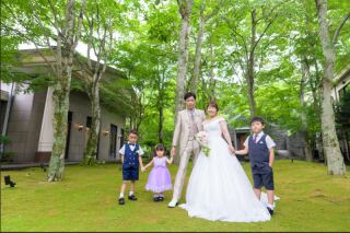 洋装チャペル×ファミリーフォト