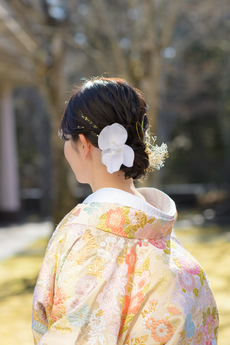 ヘアスタイルも記念に