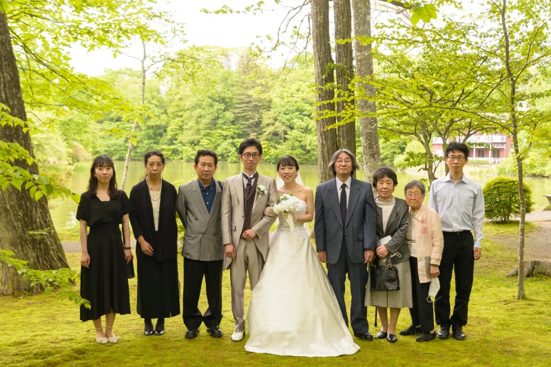 ファミリーフォトウェディング