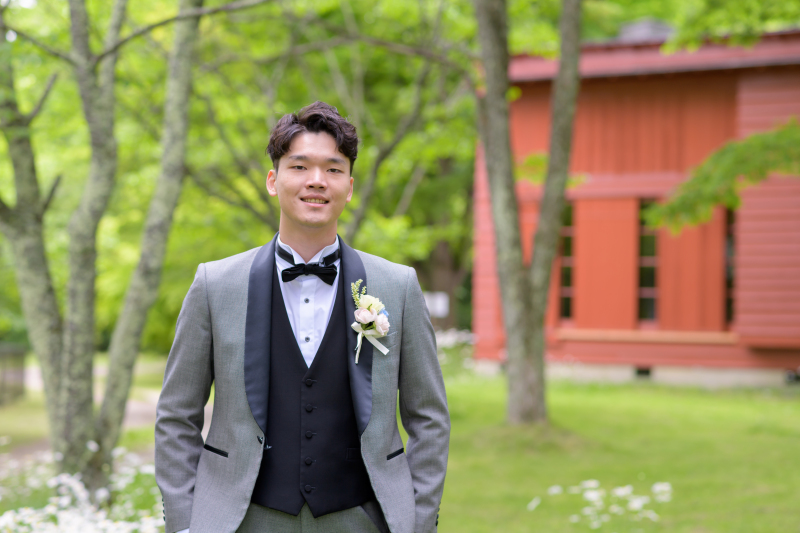 ご新郎様ソロショット