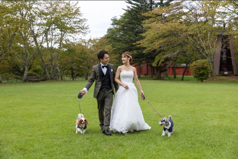 おふたりの大切な家族と