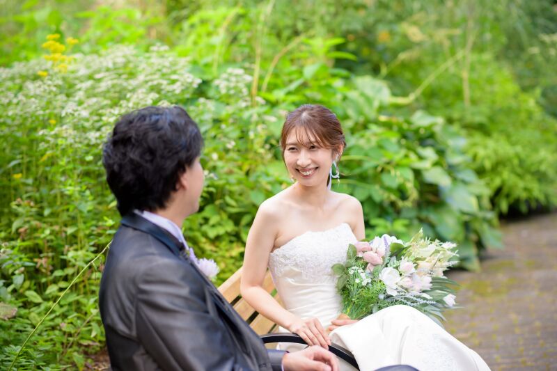 お話ししながら