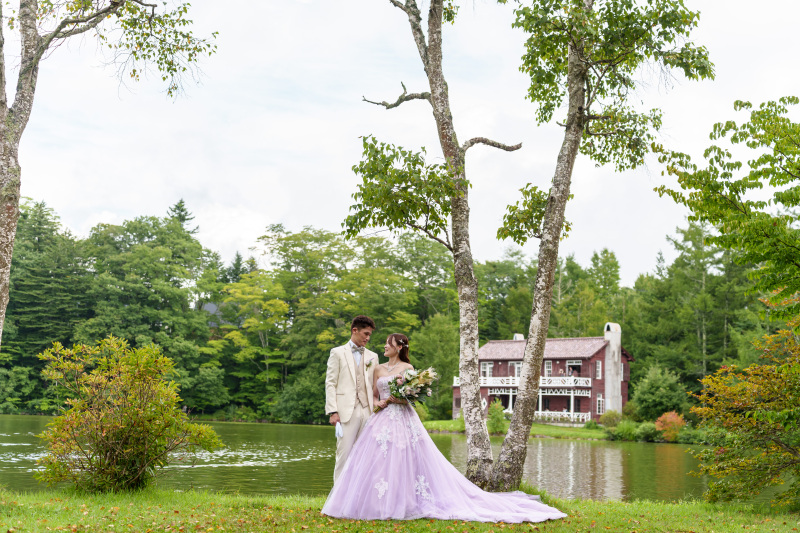 仲良く見つめ合って