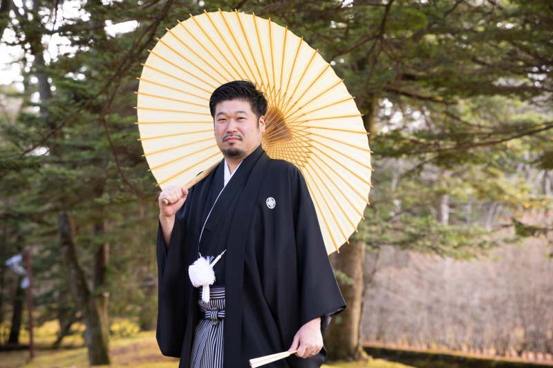 ご新郎様のソロショット