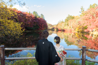 和装×紅葉ロケーション