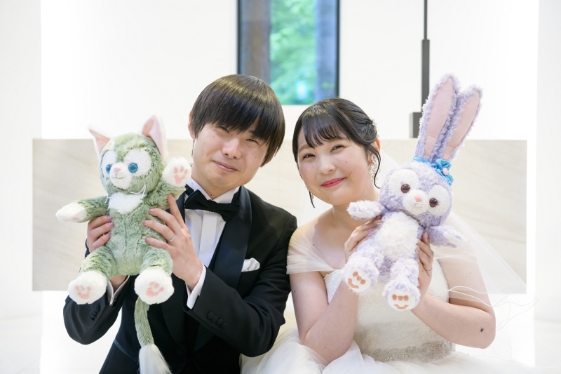 ぬいぐるみと一緒に