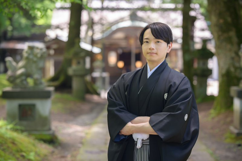 ご新郎様のソロショット