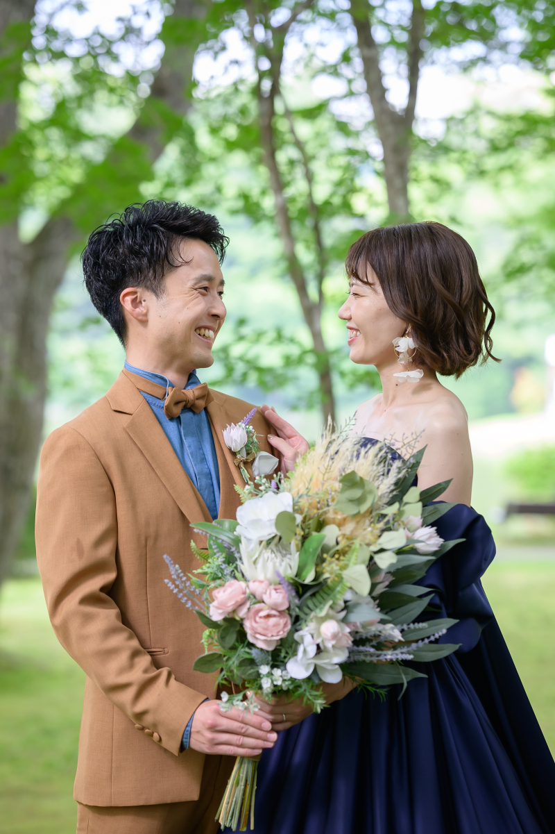 お互いに見つめ合って