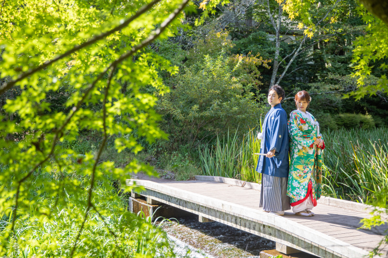 自然に囲まれて