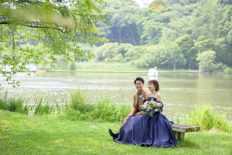 洋装×ロケーション