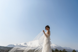 ONE PHOTO WEDDING 旧軽井沢KIKYO_浅間牧場